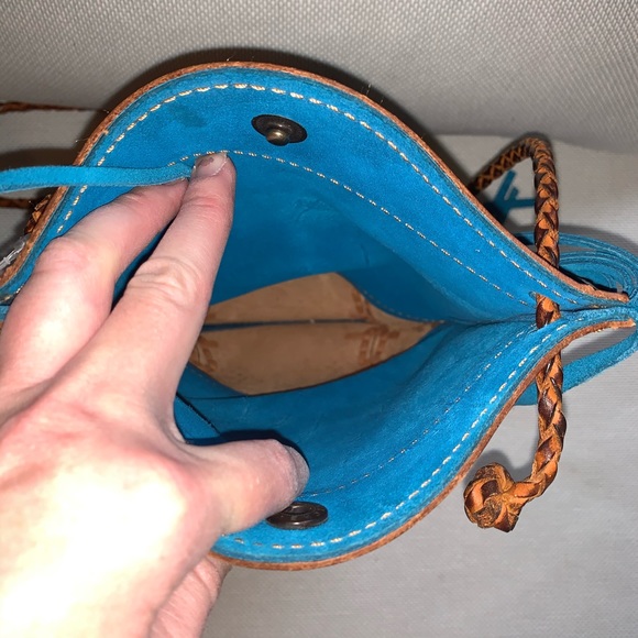 Embroidered Leather Fringe Bag - Picture 8 of 12